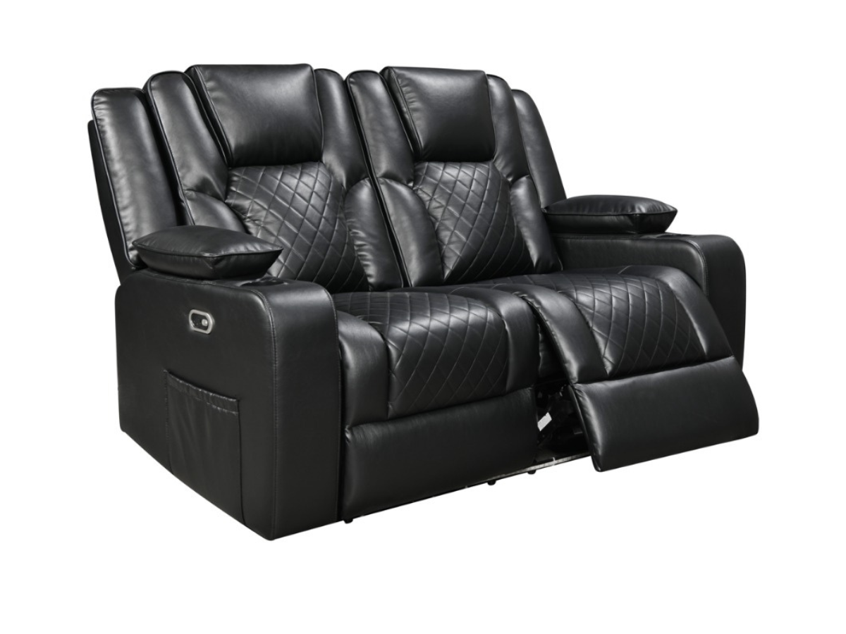 Orlando 2 Seater Electric Recliner Sofa Aire Leather