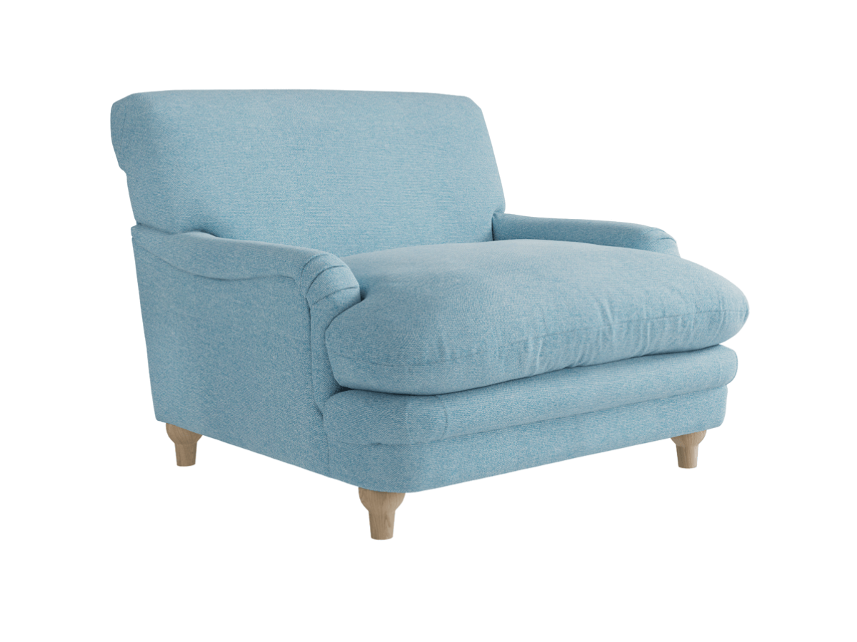 Plumpton Armchair Duck Egg Chenille