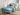 Plumpton Blue Armchair and Footstool