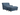Plumpton Blue Armchair and Footstool