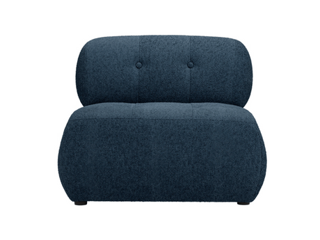 Reese Accent Armchair in Midnight Blue Boucle