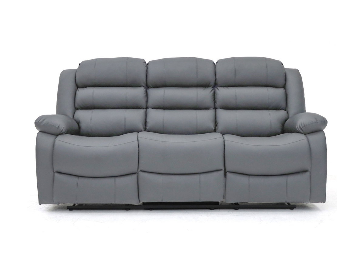 Sorrento 3 seater leather recliner sofa