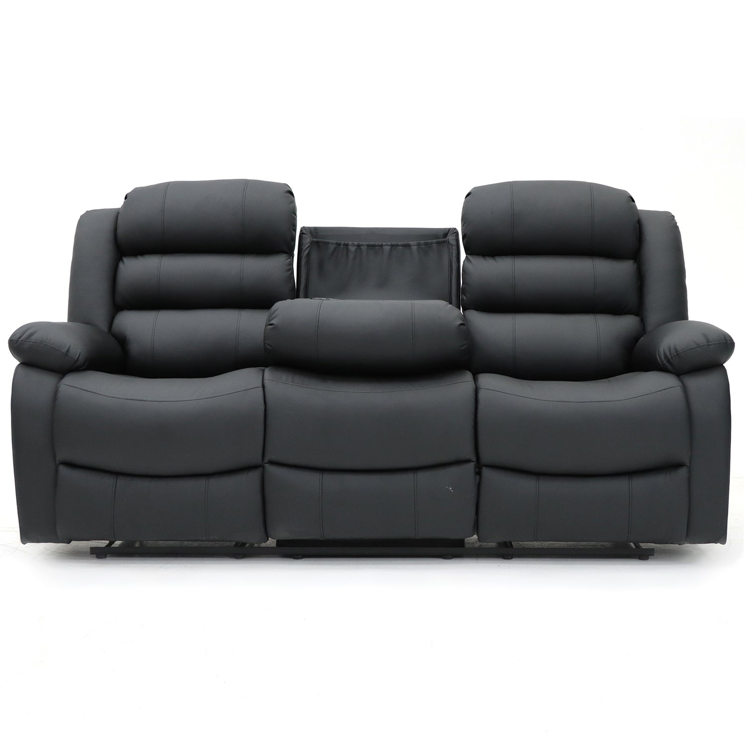 Roma Recliner 3 Seater Sofa Faux Leather