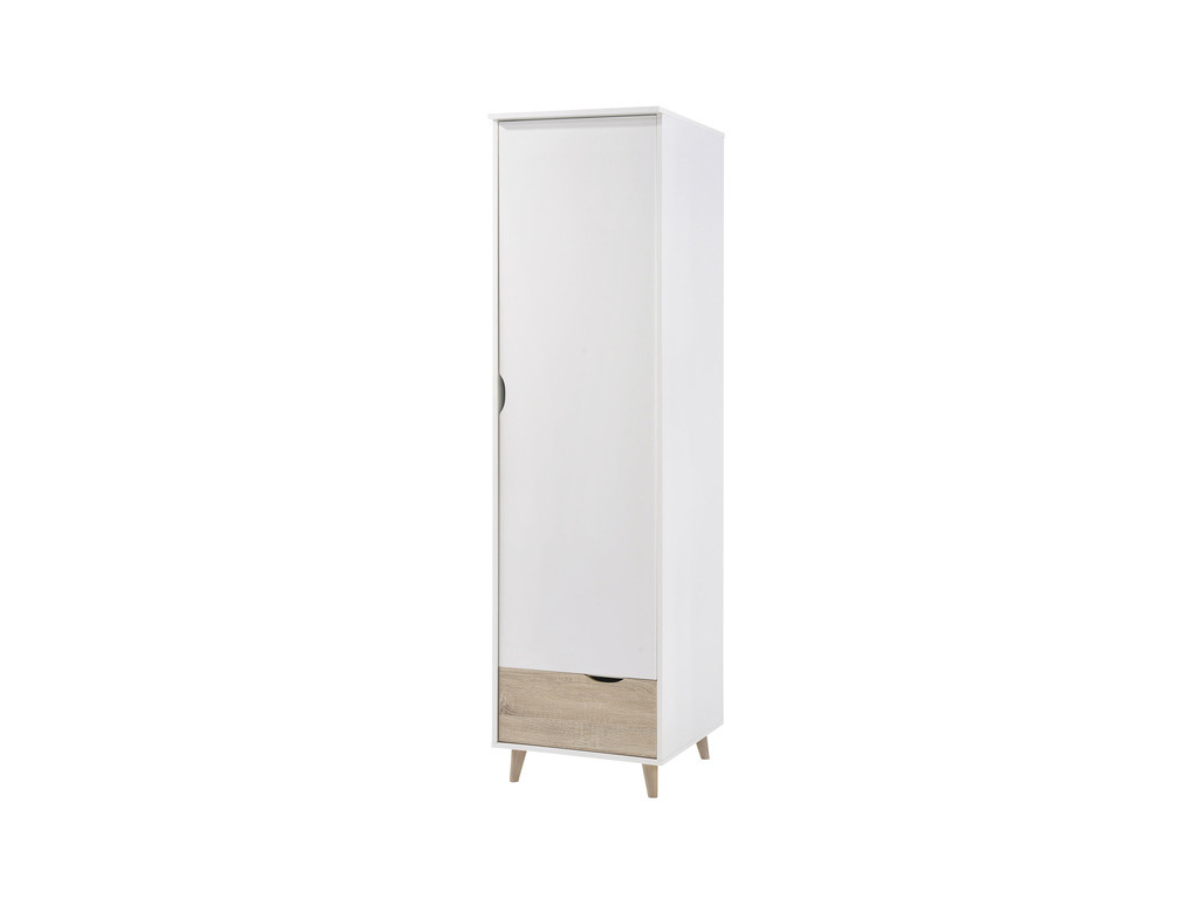 Stockholm 1 Door Wardrobe Oak