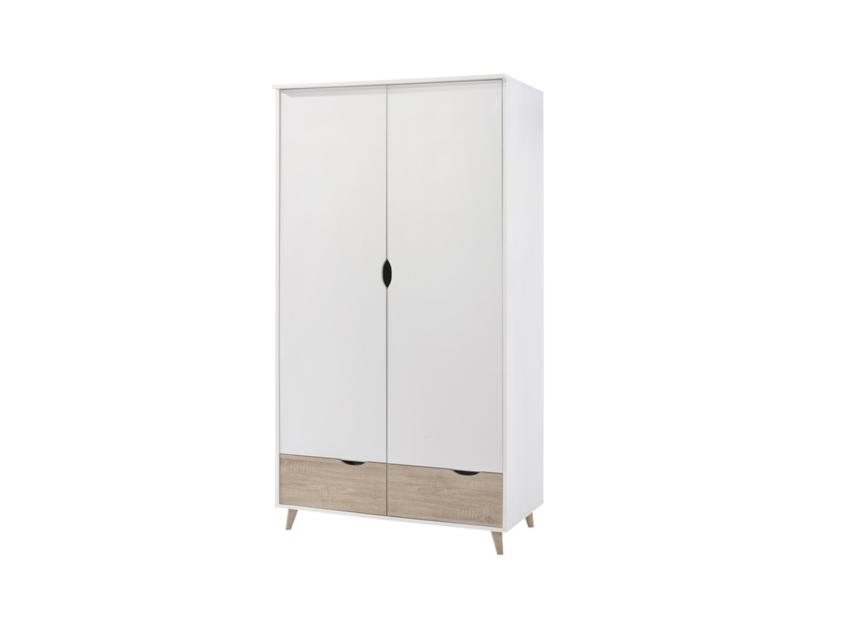 Stockholm 2 Door Wardrobe Oak
