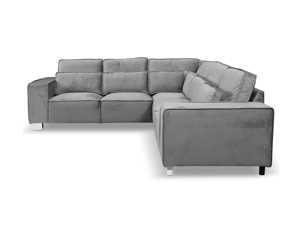 Sloane Large Double Corner Sofa Grey