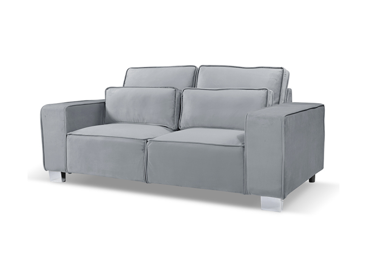 Sloane Luxury Large 3 Seater Silver