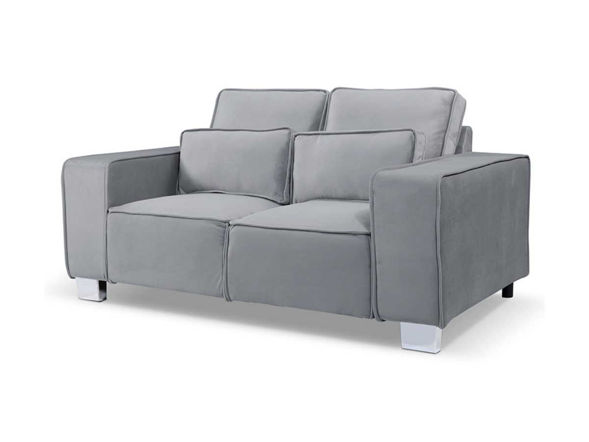 Sloane 2 Seater Silver Sofa Furniture Direct Online