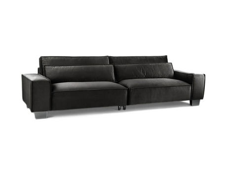 Sloane 4 Seater Sofa Straight Black