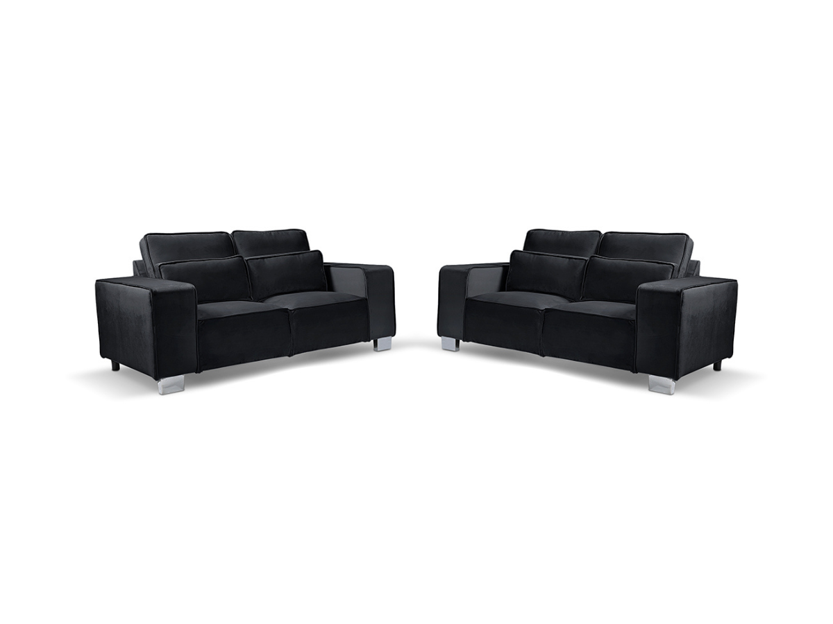 Sloane 2+2 Set Black Sofa Furniture Direct Online