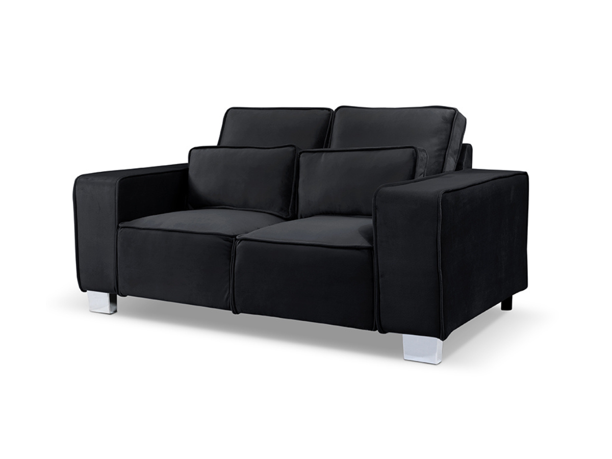 Sloane 2 Seater Black Sofa Furniture Direct Online