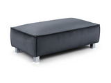 Sloane Luxury Large Footstool Black