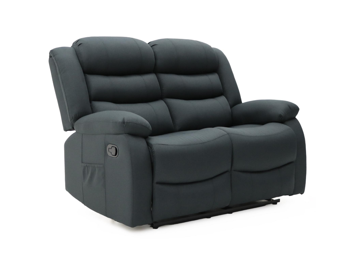 Sorrento 2 Seater Relining Sofa Grey Fabric recliner sofa Sale