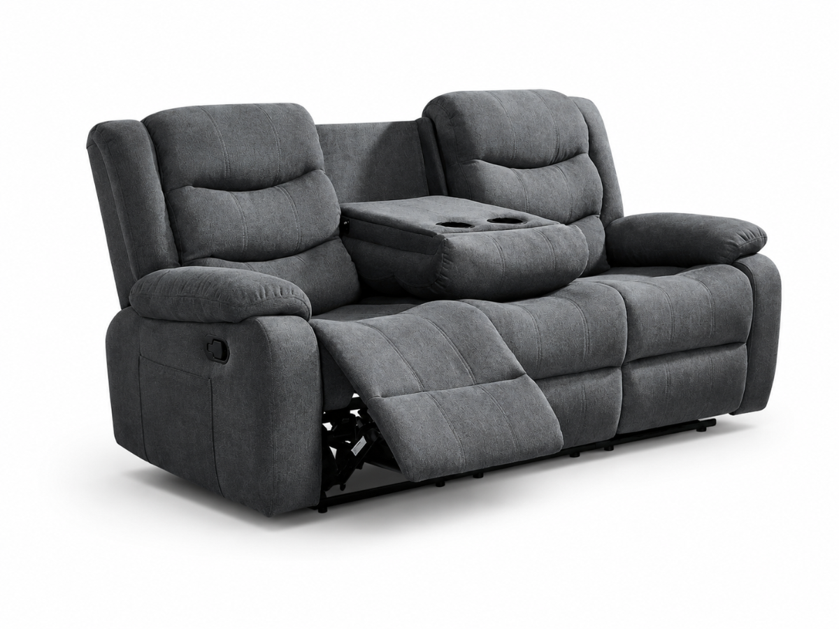 Sorrentino 3 Seater Recliner Sofa Chenille Fabric