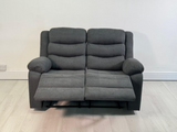 Sorrento 2 Seater Relining Sofa Grey Fabric recliner sofa Sale
