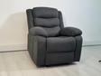 Sorrento Recliner Armchair Fabric Grey