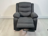 Sorrento Recliner Armchair Fabric Grey