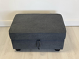 Sorrento Storage Ottoman Grey Chenille