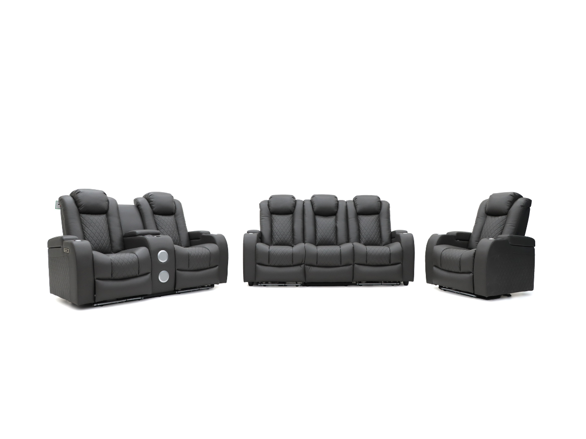 Tech 8 Smart 3+2+1 Cinema Recliner Sofa Set