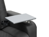 Tech 8 Smart Cinema Recliner Armchair Grey Faux Leather