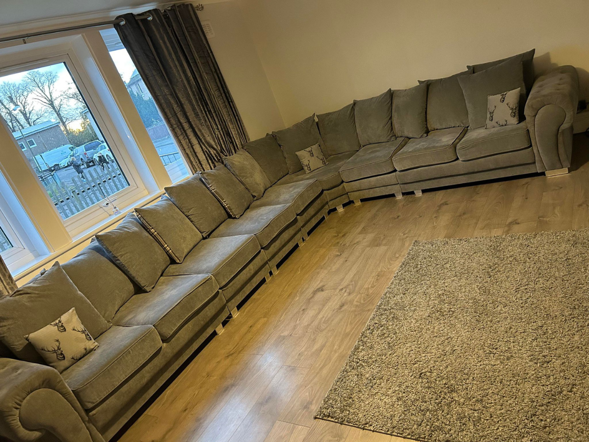 Verona Corner Sofa 9 Seater Universal Scatter Back