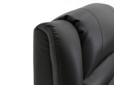 Vinson 2 Seater Electric Recliner Sofa Black Leather