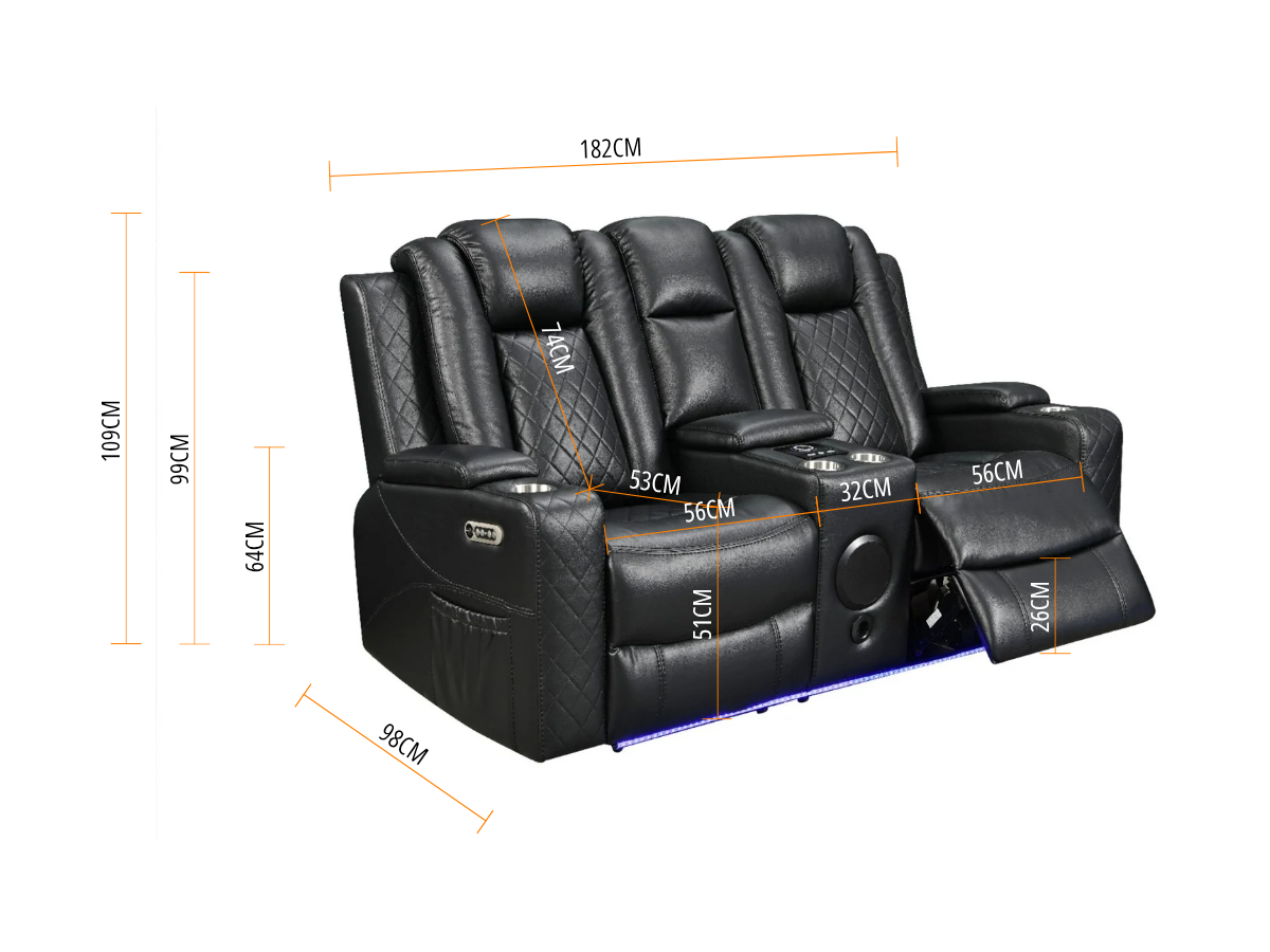 Sianna Electric Recliner Sofa 