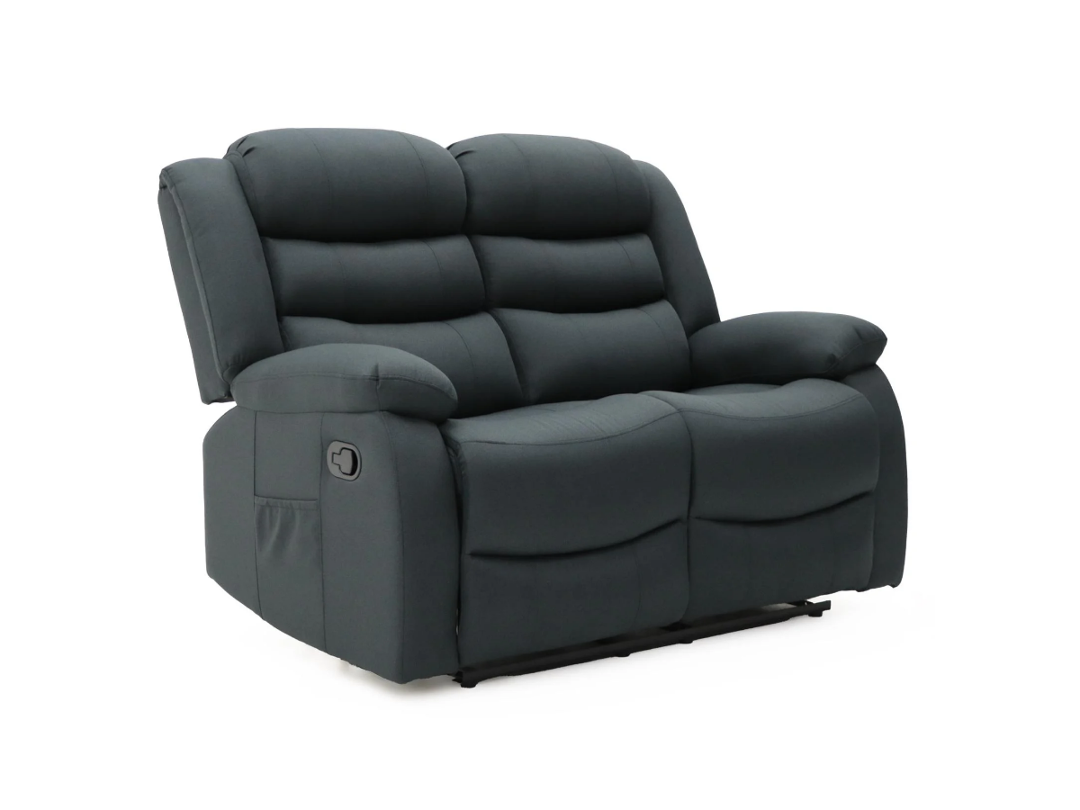 Sorrento 3+2 Seater Recliner Sofa Set Grey Fabric