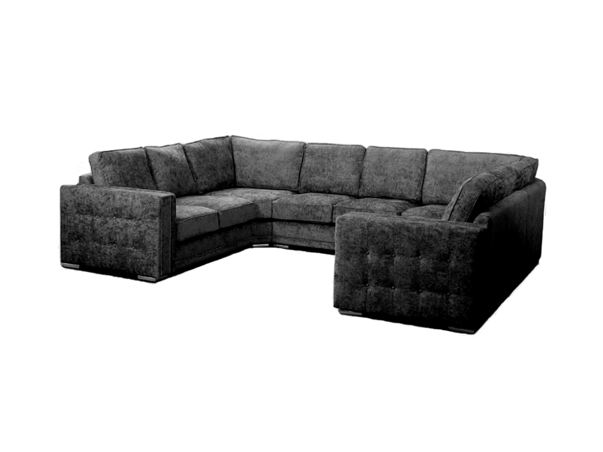Bentley Full Back Black U Shape Furniture Direct Online