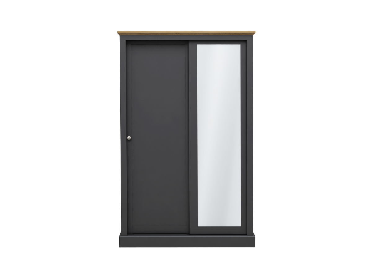 Devonshire Two Door Sliding Wardrobe Charcoal