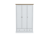 Devonshire Tree Door Wardrobe with Two Drawer White