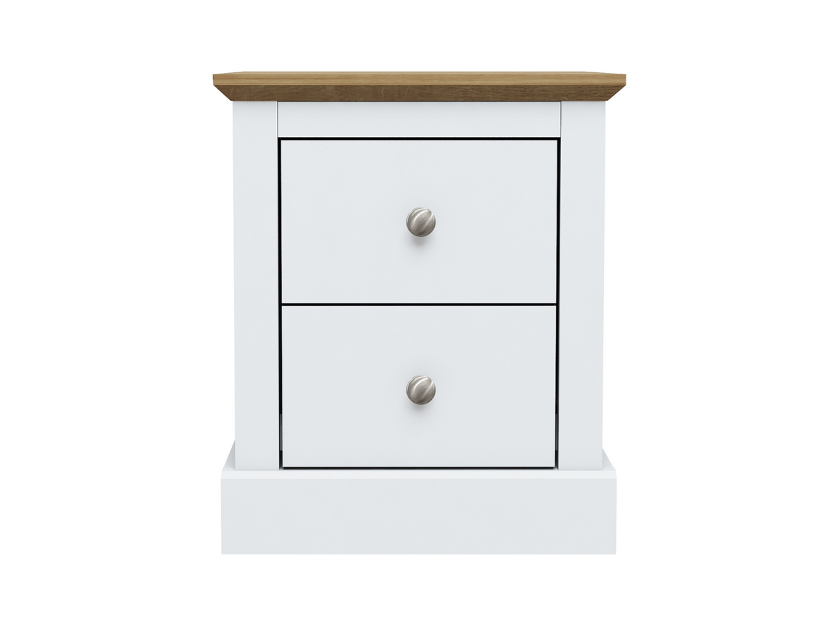 Devonshire Two Drawer Bedside Cabinet