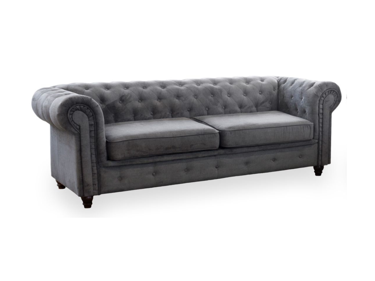 Next grey hot sale chesterfield sofa