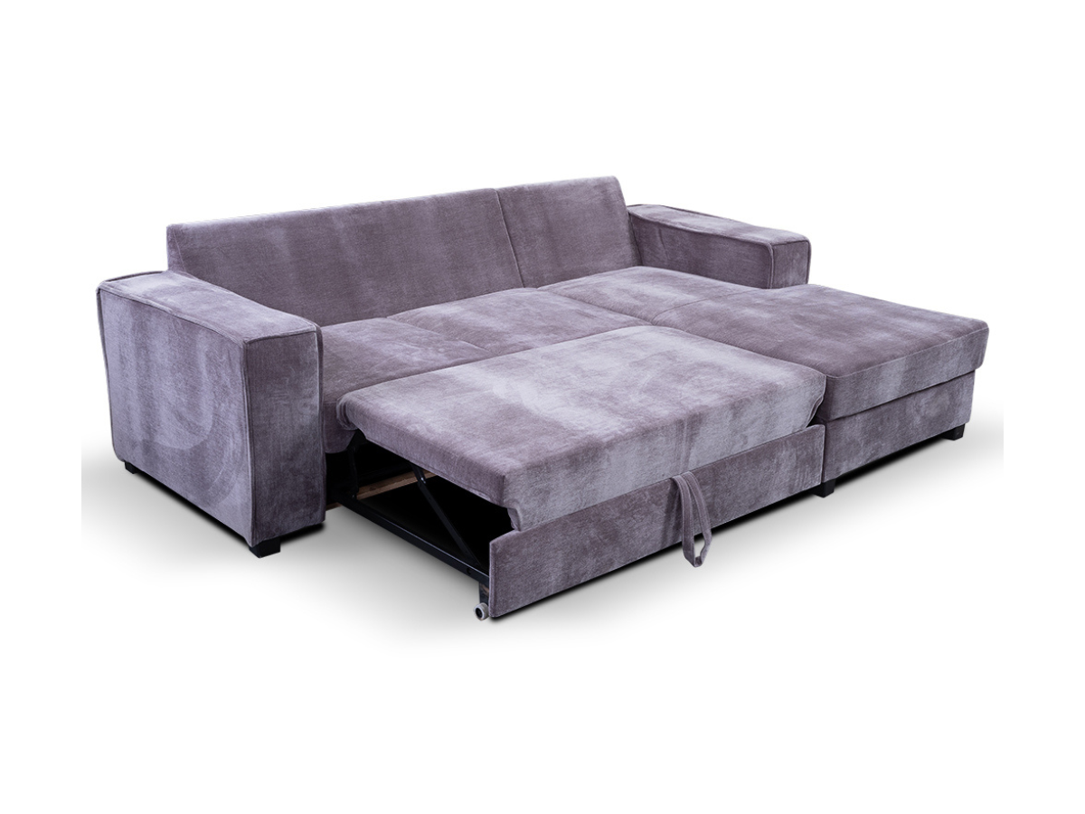 Orka Sofa Bed Aston Linen Fabric Grey Furniture Direct Online