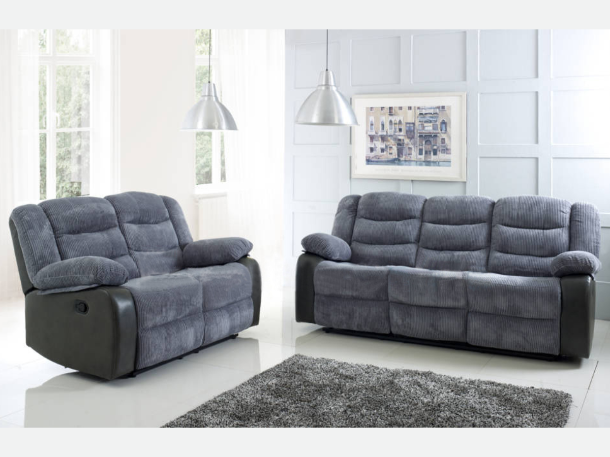 Rio Recliner 3+2 Sofa Set Cord