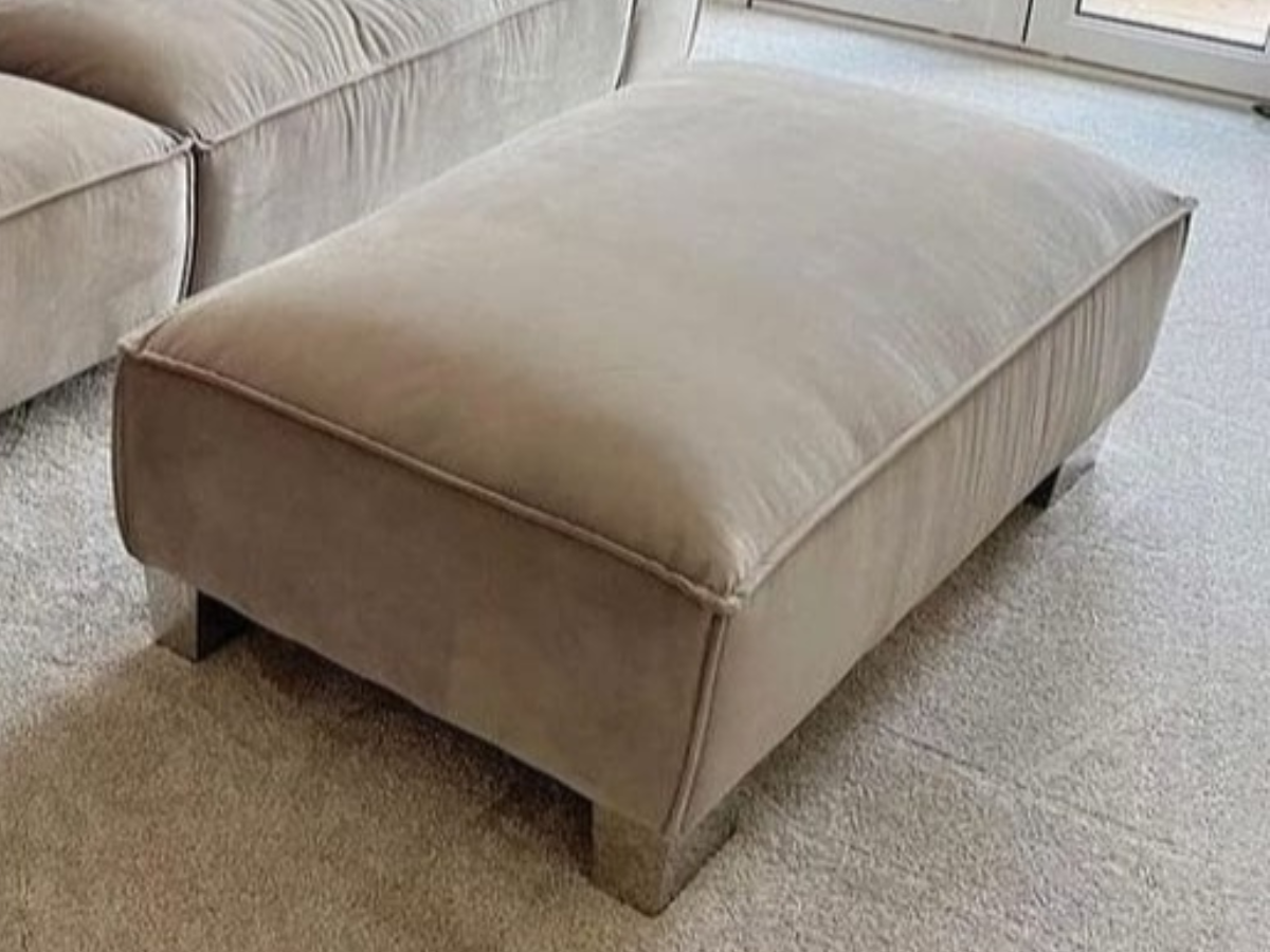Sloane Luxury Large Footstool Mink