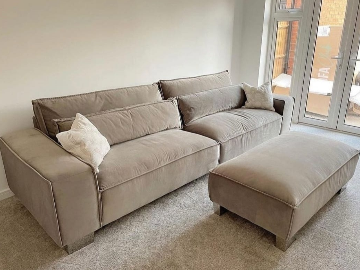 Mink coloured sofa deals