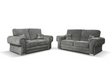 Vegas 2+2 Seater Full Back Grey Sofa Set