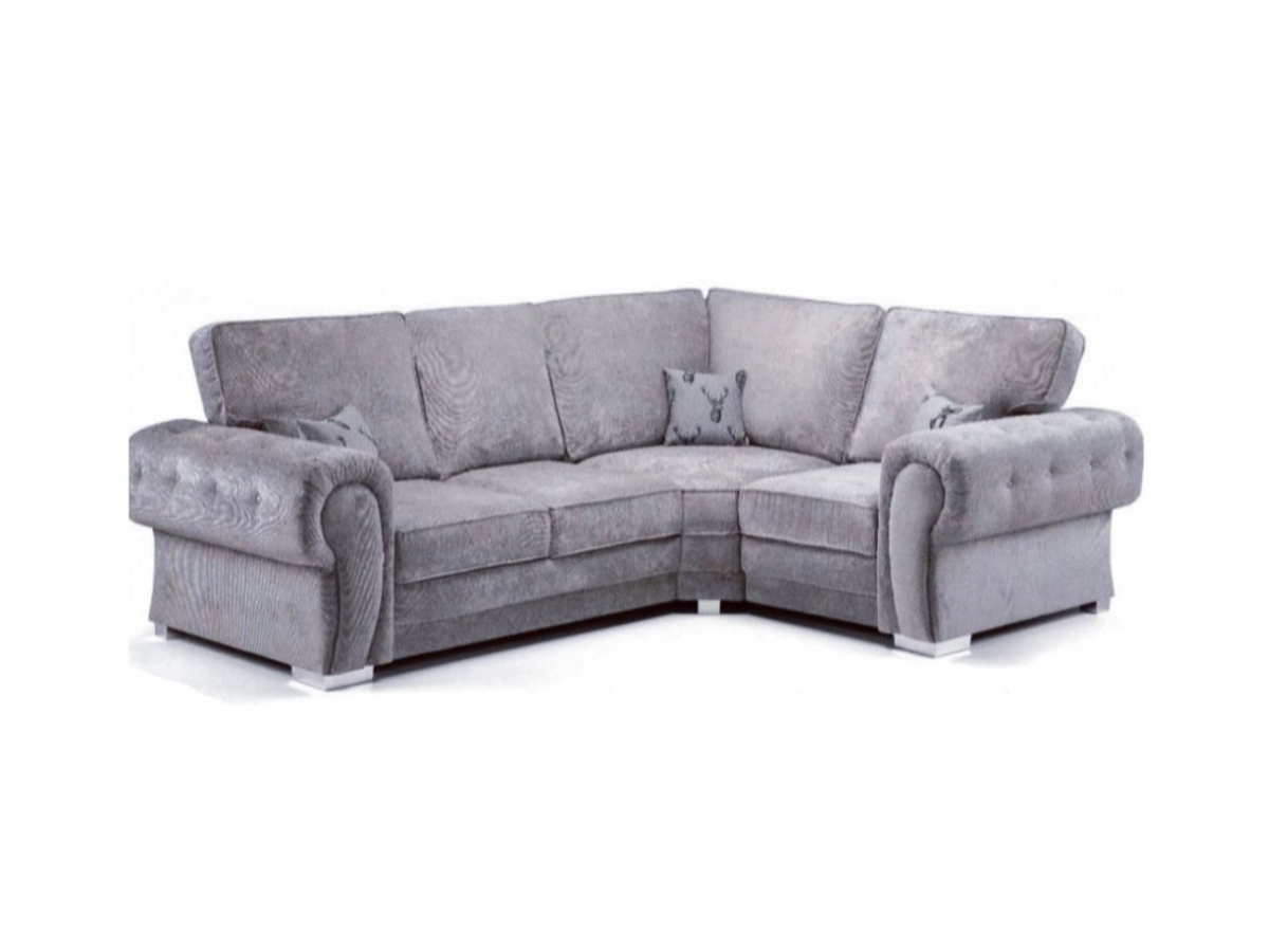 Vegas Right Corner 4 Seater Grey Furniture Direct Online