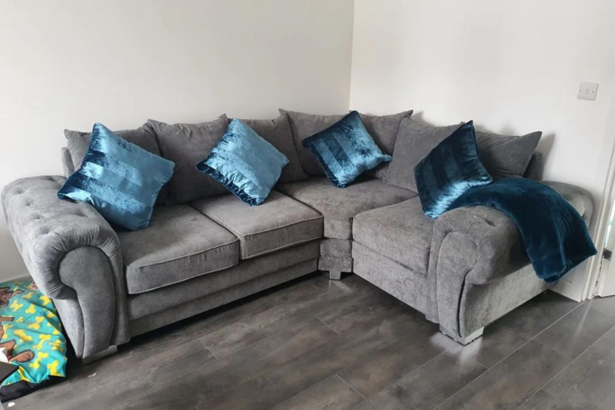 Verona Right Corner 4 Seater Grey Furniture Direct Online