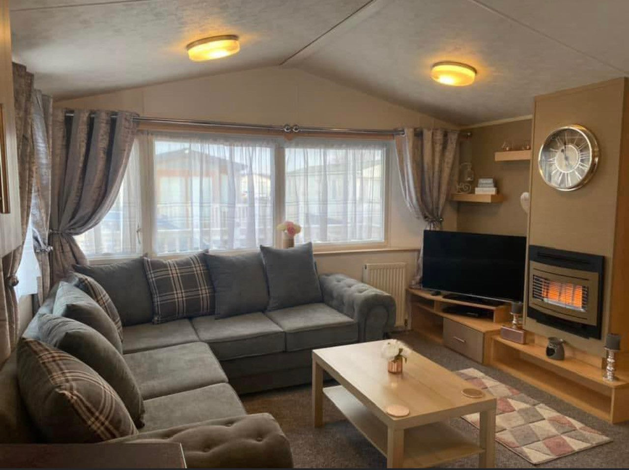 Verona Sofa Bed 5 Seater Grey Furniture Direct Online